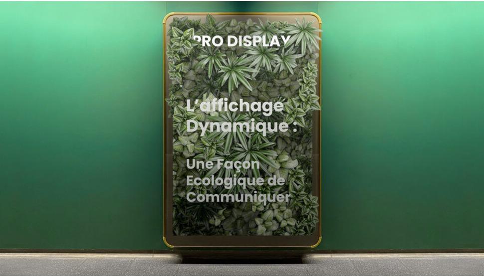 L’affichage dynamique : Une Façon Écologique de Communiquer