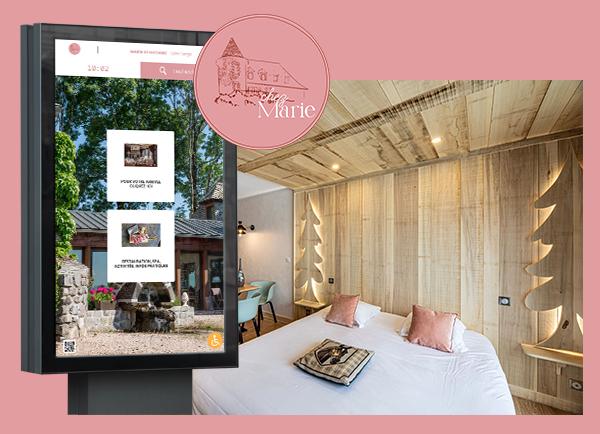 display kiosk affichage interactif hotel spa chez marie display kiosk affichage interactif hotel spa chez marie