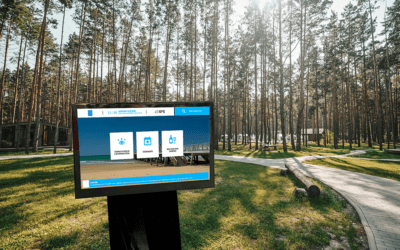 Affichage dynamique dans les campings : comment réussir la digitalisation de l’hôtellerie de plein air